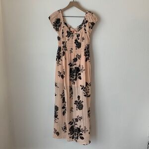 Free People Forget Me Not Midi Dress